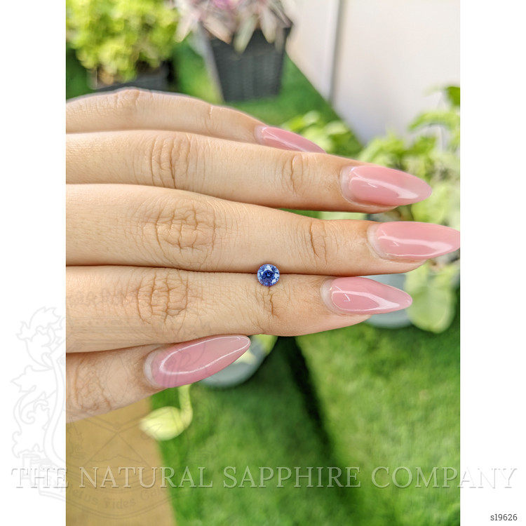 0.62 Ct. Blue Sapphire from Ceylon (Sri Lanka)