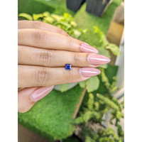 0.76 Ct. Violet Sapphire from Ceylon (Sri Lanka) Life Style