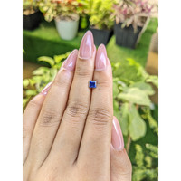 0.76 Ct. Violet Sapphire from Ceylon (Sri Lanka) Life Style