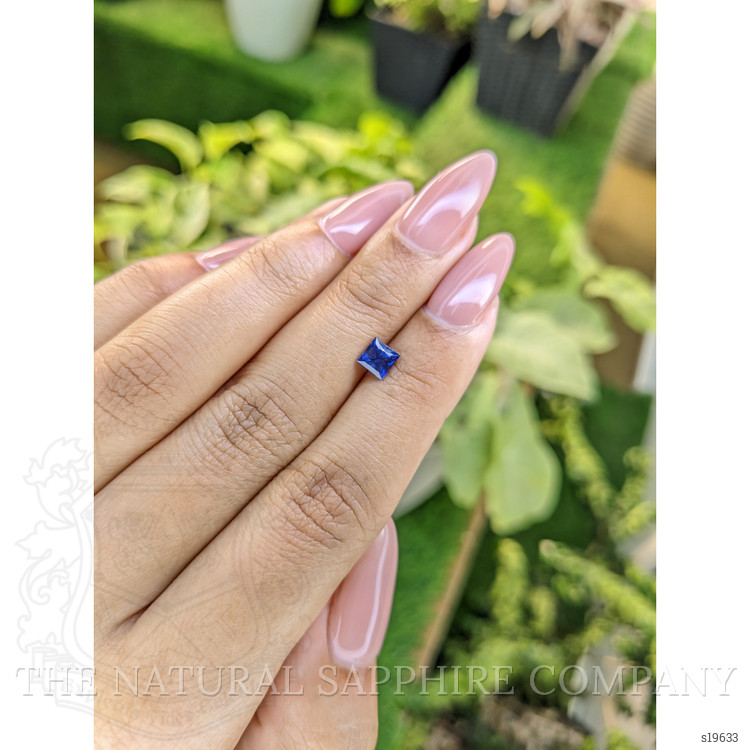 0.76 Ct. Violet Sapphire from Ceylon (Sri Lanka)