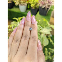 1.02 Ct. White Sapphire from Ceylon (Sri Lanka) Life Style