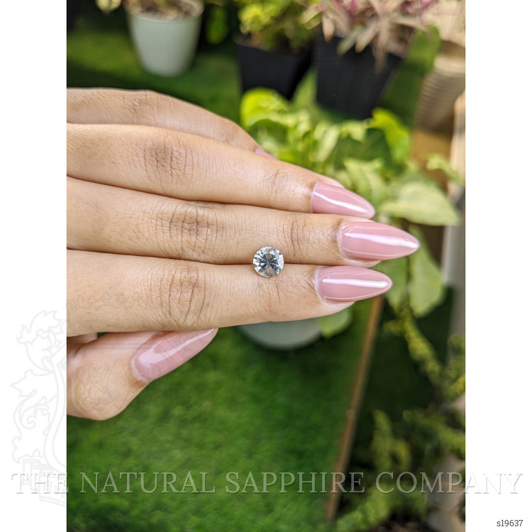 1.66 Ct. White Sapphire from Ceylon (Sri Lanka)