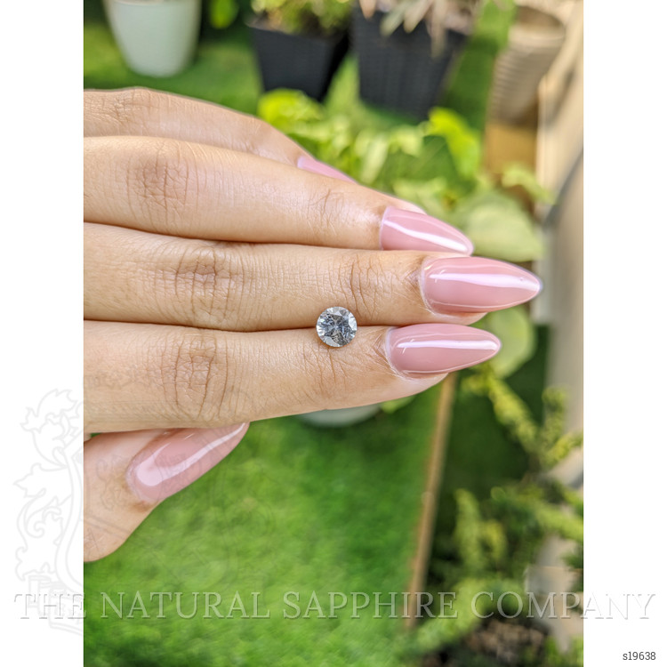 1.36 Ct. White Sapphire from Ceylon (Sri Lanka)