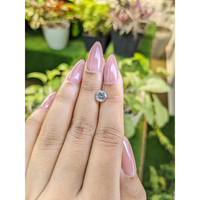 1.36 Ct. White Sapphire from Ceylon (Sri Lanka) Life Style