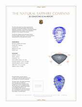 0.58 Ct. Pink Sapphire from Ceylon (Sri Lanka) 3 D Scan Report