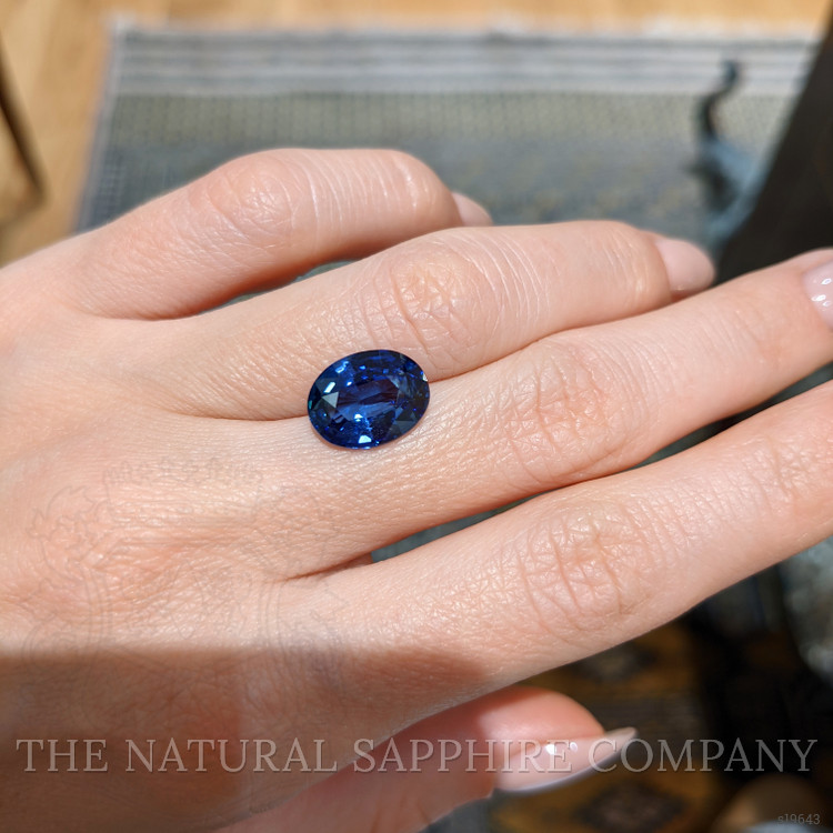 5.17 Ct. Blue Sapphire from Ceylon (Sri Lanka)