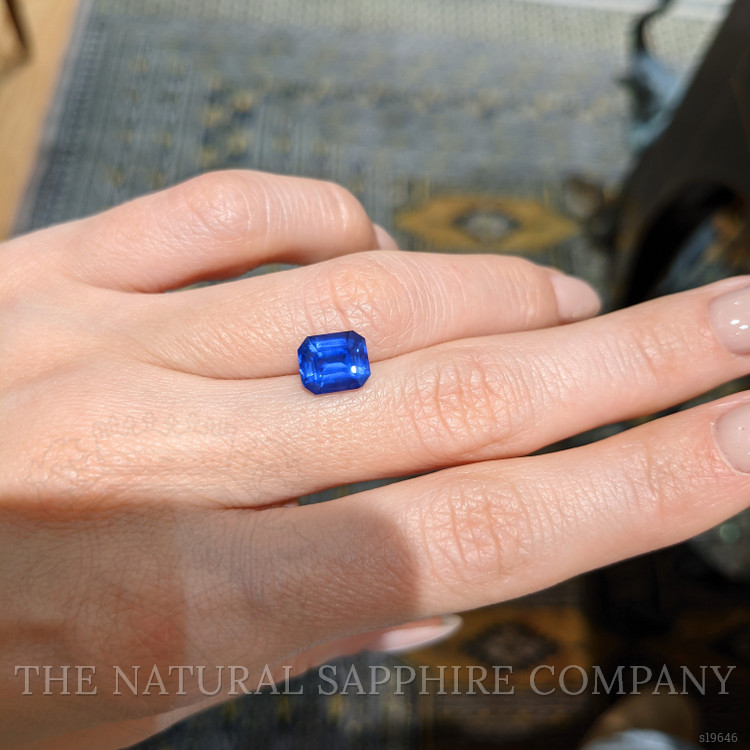 3.53 Ct. Blue Sapphire from Ceylon (Sri Lanka)