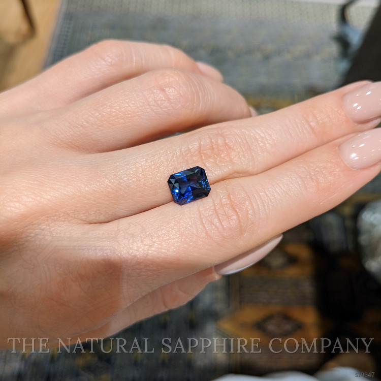 3.10 Ct. Blue Sapphire from Ceylon (Sri Lanka)