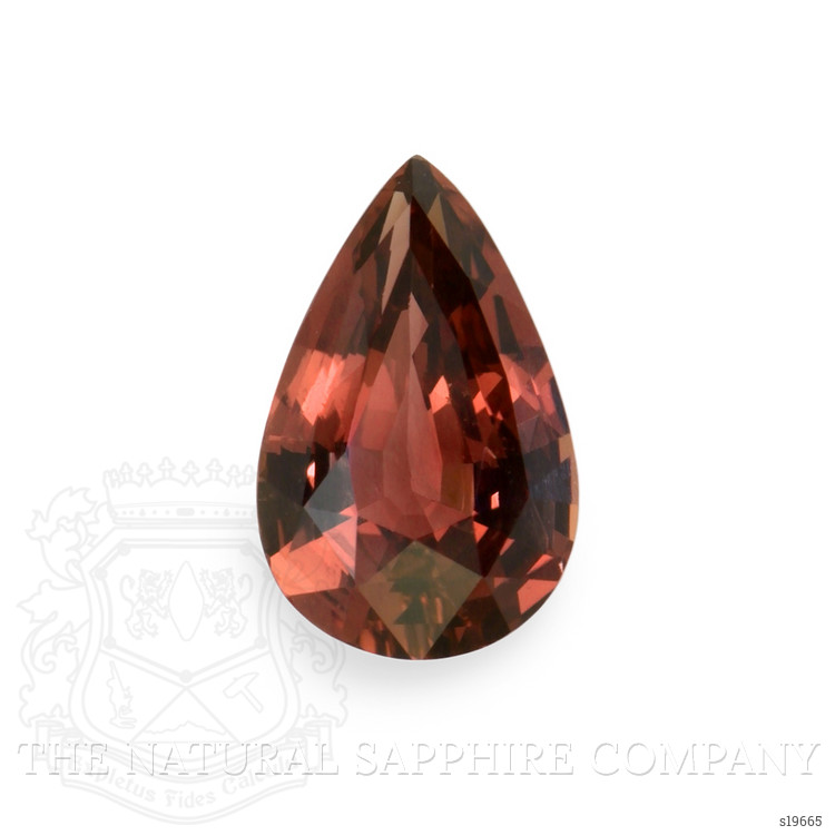 2.65 Ct. Orange Sapphire from Ceylon (Sri Lanka)