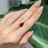 2.65 Ct. Orange Sapphire from Ceylon (Sri Lanka) Life Style