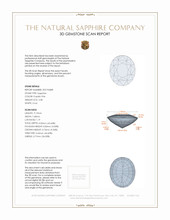 2.08 Ct. Purplish Pink Sapphire from Ceylon (Sri Lanka) 3 D Scan Report