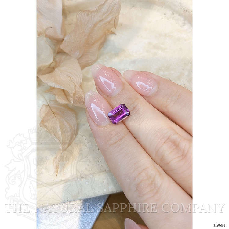 1.92 Ct. Pinkish Purple Sapphire from Ceylon (Sri Lanka)