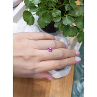 1.38 Ct. Pinkish Purple Sapphire from Ceylon (Sri Lanka) Life Style