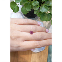 1.56 Ct. Reddish Pink Sapphire from Ceylon (Sri Lanka) Life Style