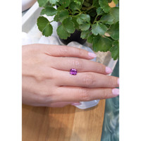 1.71 Ct. Pinkish Purple Sapphire from Ceylon (Sri Lanka) Life Style