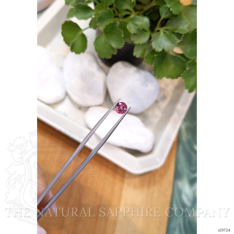 1.30 Ct. Purplish Pink Sapphire from Ceylon (Sri Lanka)