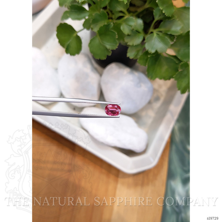 1.34 Ct. Reddish Pink Sapphire from Ceylon (Sri Lanka)