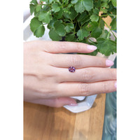1.48 Ct. Pinkish Purple Sapphire from Ceylon (Sri Lanka) Life Style