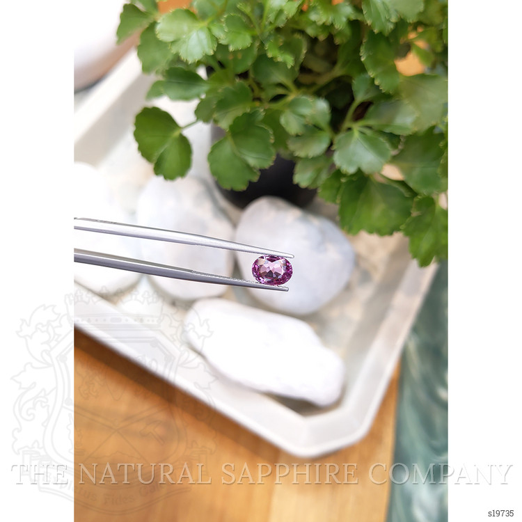 2.02 Ct. Purplish Pink Sapphire from Ceylon (Sri Lanka)
