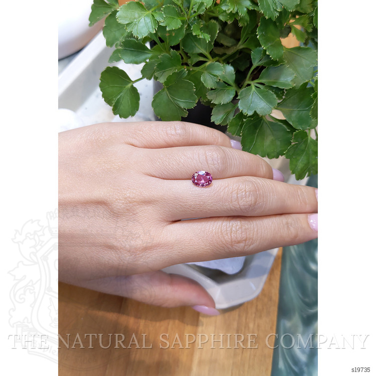 2.02 Ct. Purplish Pink Sapphire from Ceylon (Sri Lanka)