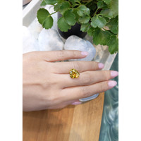 6.84 Ct. Yellow Sapphire from Ceylon (Sri Lanka) Life Style