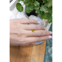 1.68 Ct. Orangish Yellow Sapphire from Ceylon (Sri Lanka) Life Style