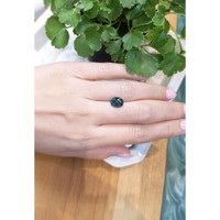 3.12 Ct. Bluish Green Sapphire from Ceylon (Sri Lanka) Life Style