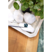 2.10 Ct. Greenish Blue Sapphire from Ceylon (Sri Lanka) Life Style