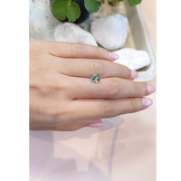 1.46 Ct. Green Sapphire from Montana Life Style