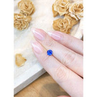 0.76 Ct. Blue Sapphire from Ceylon (Sri Lanka) Life Style