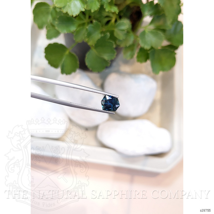 2.11 Ct. Greenish Blue Sapphire from Montana