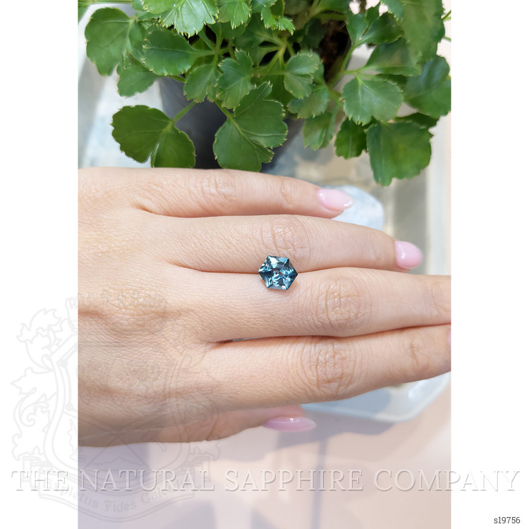 2.63 Ct. Greenish Blue Sapphire from Montana