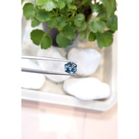 2.63 Ct. Greenish Blue Sapphire from Montana Life Style