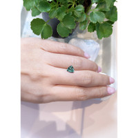 1.50 Ct. Bluish Green Sapphire from Montana Life Style