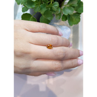 1.22 Ct. Yellowish Orange Sapphire from Montana Life Style