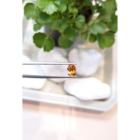 1.22 Ct. Yellowish Orange Sapphire from Montana Life Style