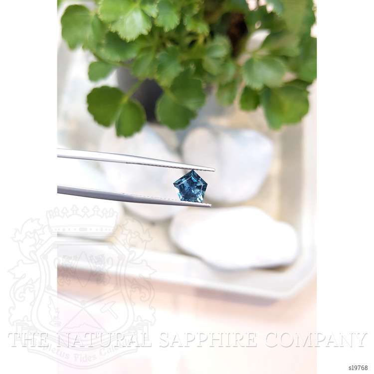 1.57 Ct. Greenish Blue Sapphire from Montana