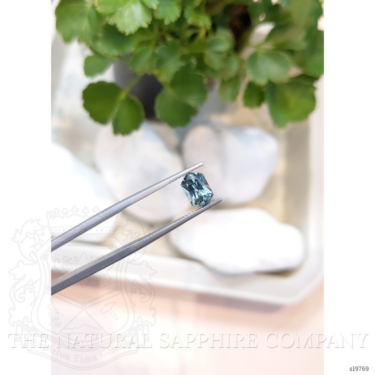 1.36 Ct. Greyish Blue Sapphire from Montana