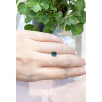 1.55 Ct. Bluish Green Sapphire from Montana Life Style