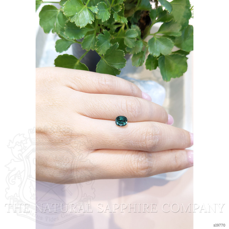 1.55 Ct. Bluish Green Sapphire from Montana
