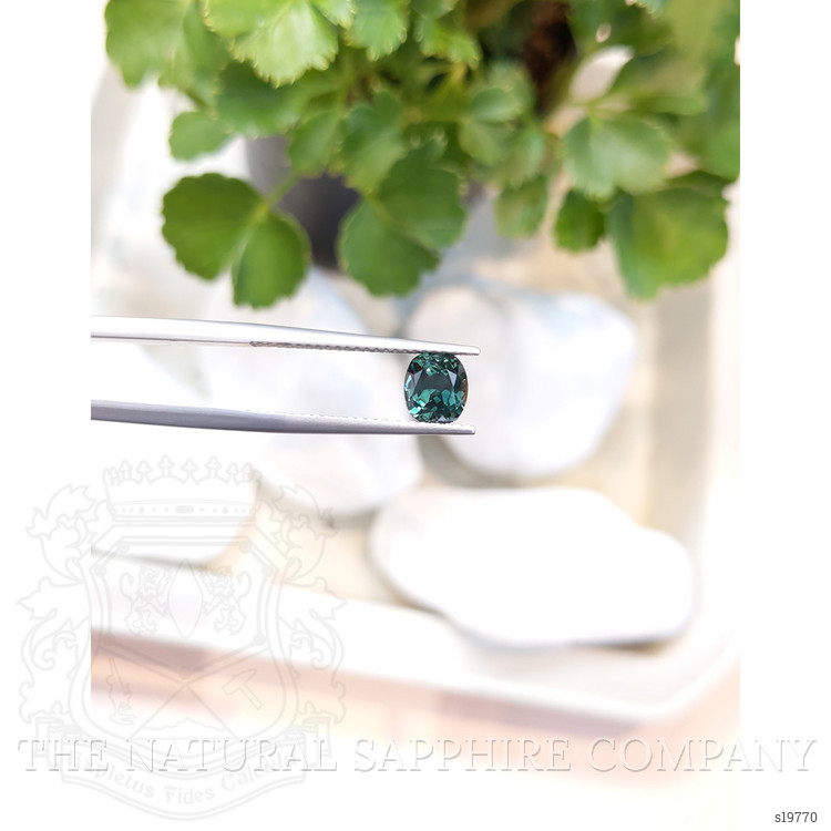 1.55 Ct. Bluish Green Sapphire from Montana