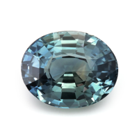 10.02 Ct. Greenish Blue Sapphire from Ceylon (Sri Lanka) Video