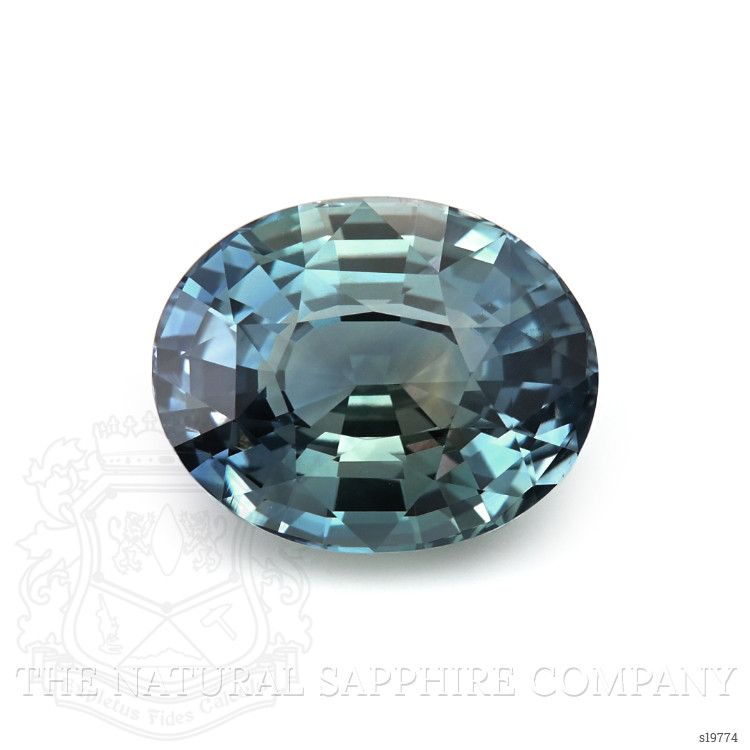 10.02 Ct. Greenish Blue Sapphire from Ceylon (Sri Lanka)
