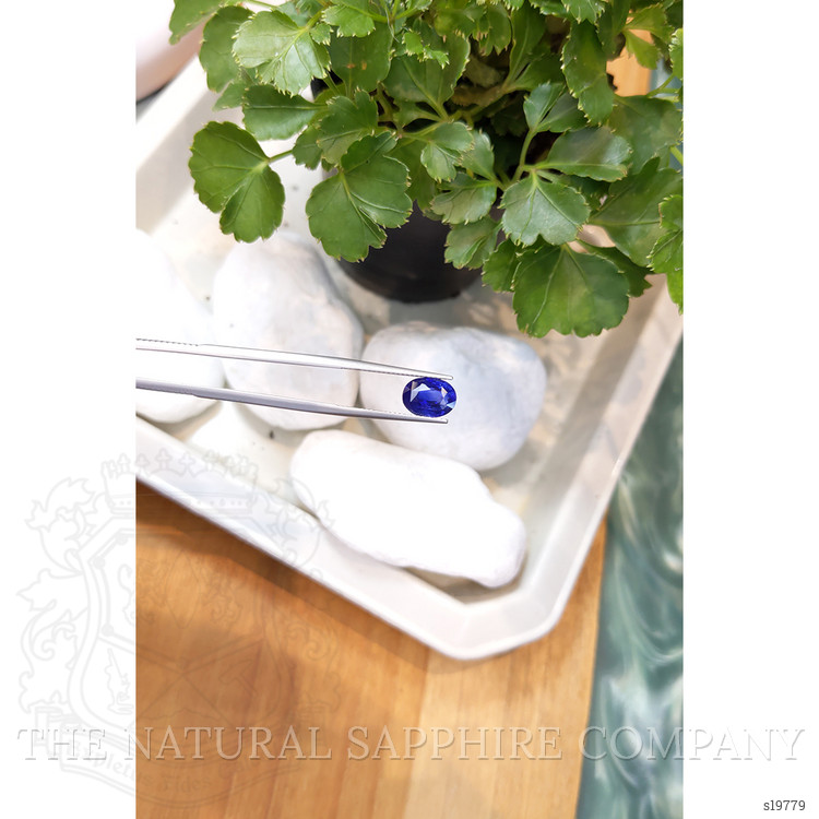 4.01 Ct. Blue Sapphire from Ceylon (Sri Lanka)