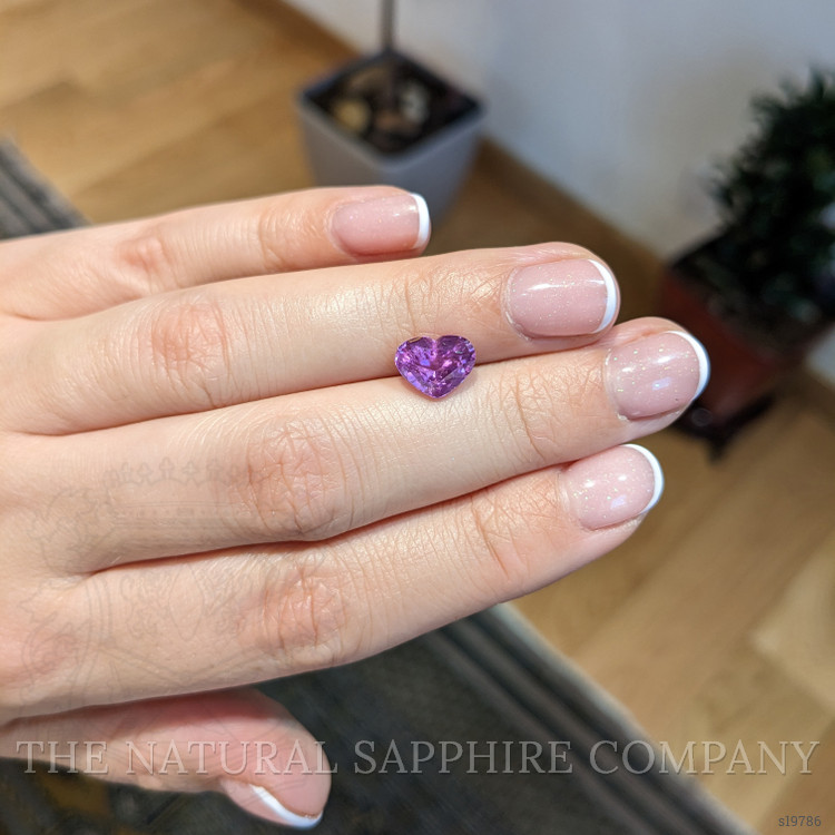 3.06 Ct. Purplish Pink Sapphire from Ceylon (Sri Lanka)