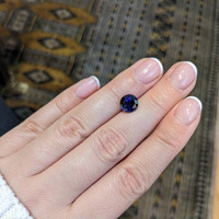 3.55 Ct. Blue Sapphire from Madagascar Life Style