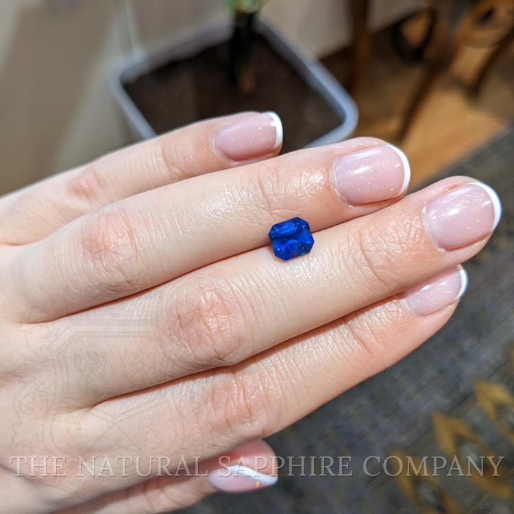 1.85 Ct. Blue Sapphire from Ceylon (Sri Lanka)