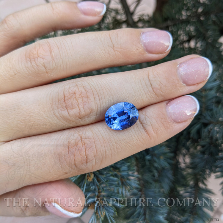7.52 Ct. Blue Sapphire from Ceylon (Sri Lanka)