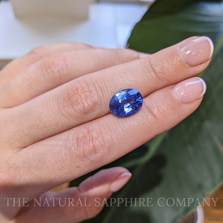 7.52 Ct. Blue Sapphire from Ceylon (Sri Lanka)