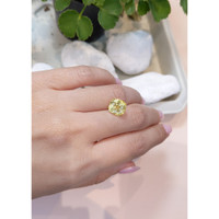 6.18 Ct. Yellow Sapphire from Ceylon (Sri Lanka) Life Style